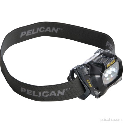 Pelican 027400-0101-110 66-Lumen 2740 LED Adjustable Headlight, Black 554636283